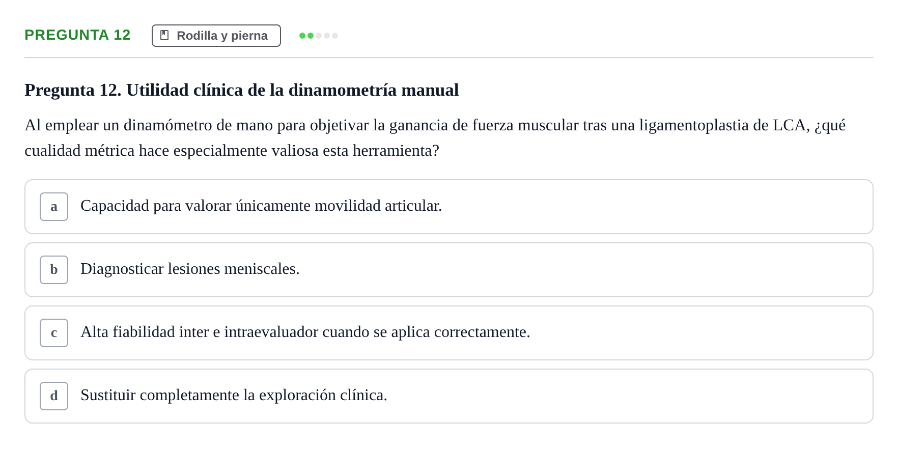 Enunciado: Pregunta 12