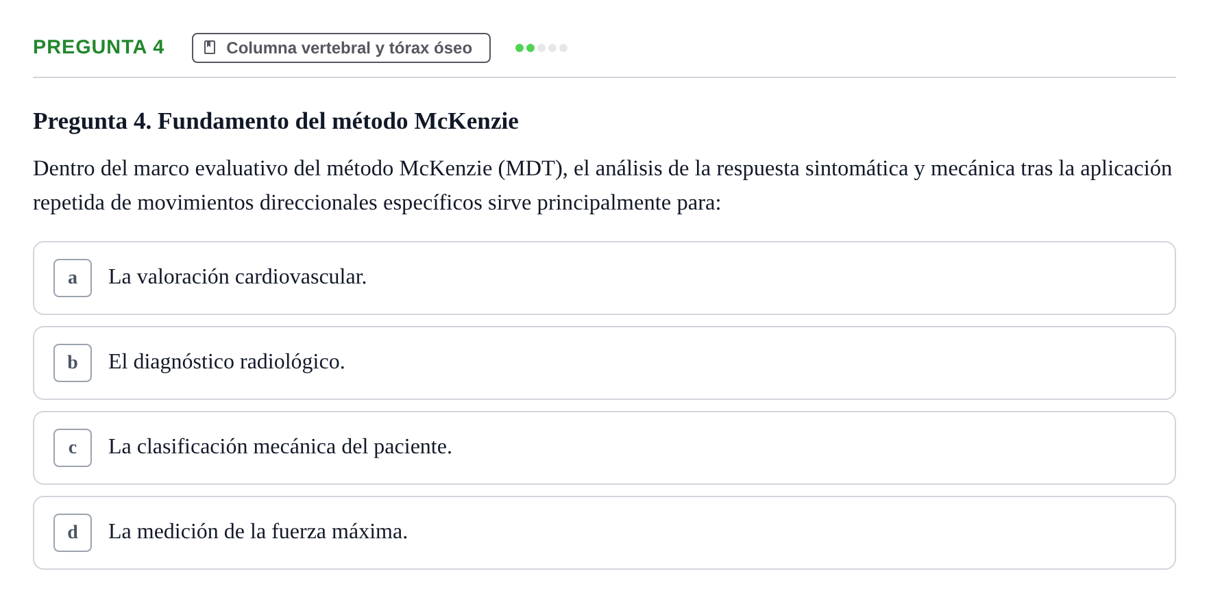Enunciado: Pregunta 4