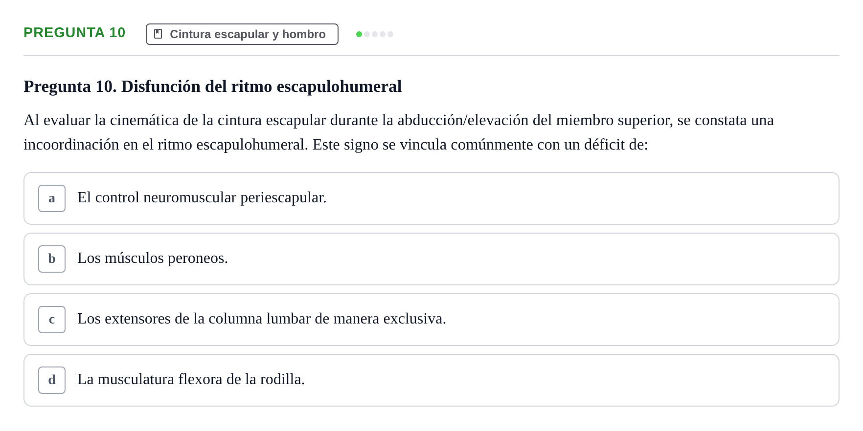 Enunciado: Pregunta 10