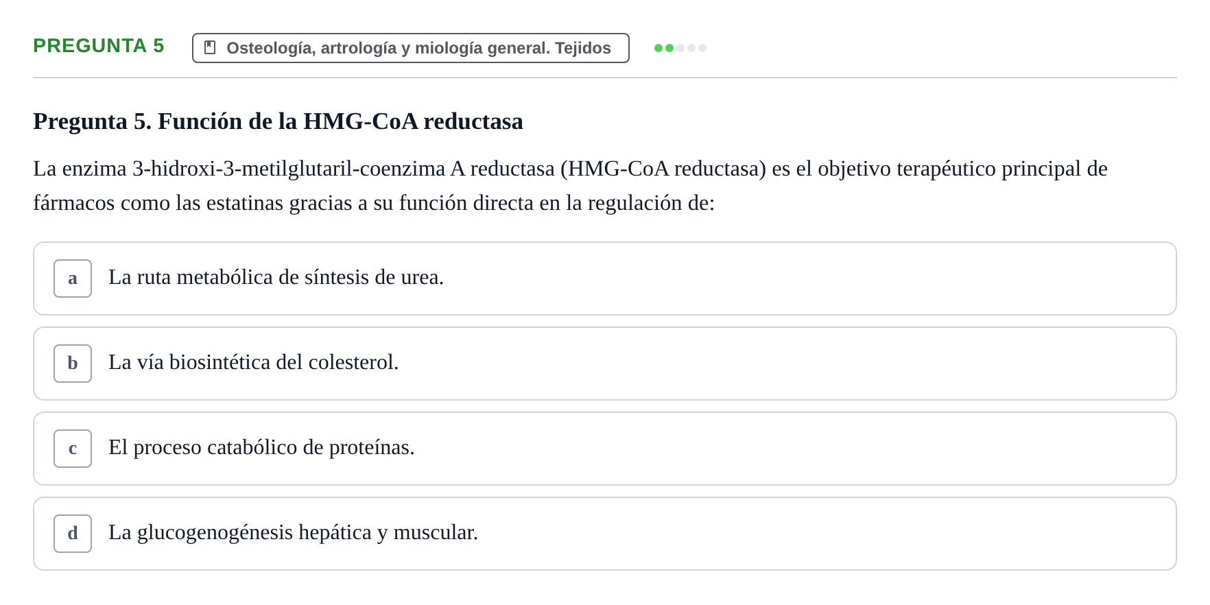 Enunciado: Pregunta 5