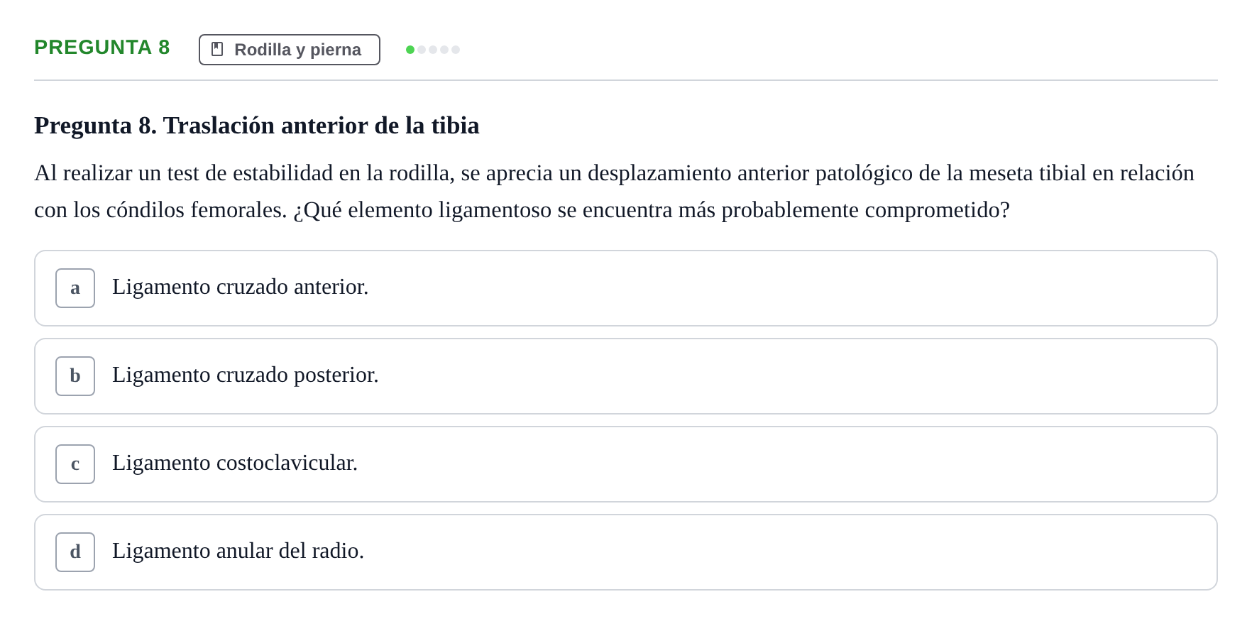 Enunciado: Pregunta 8