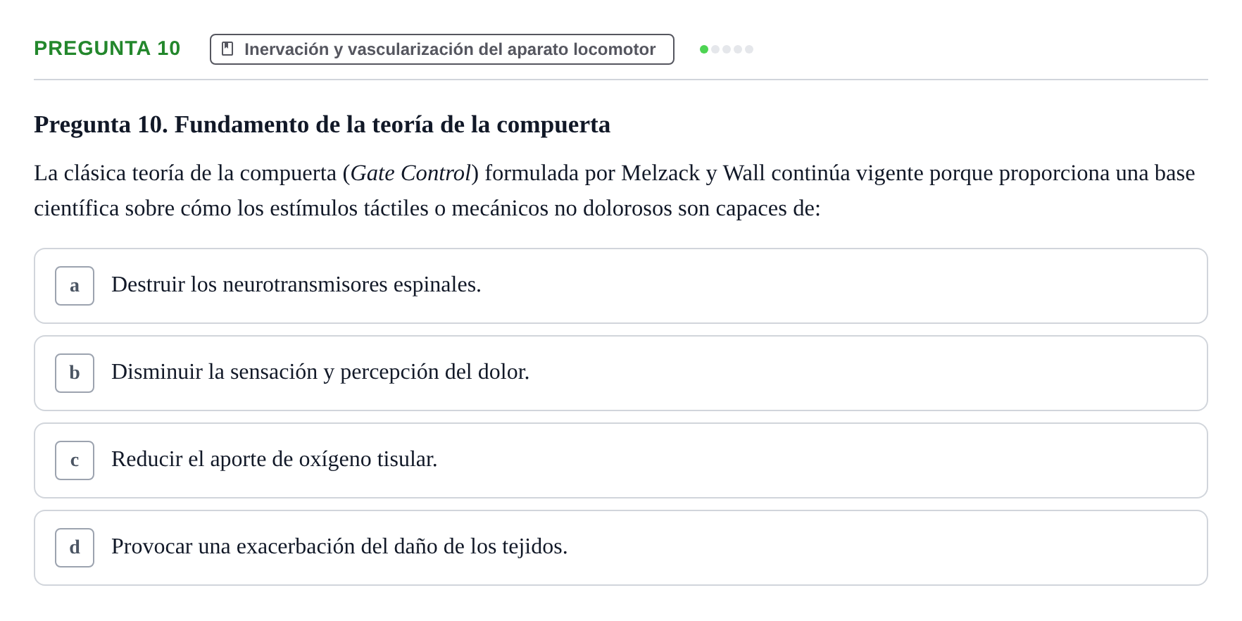 Enunciado: Pregunta 10