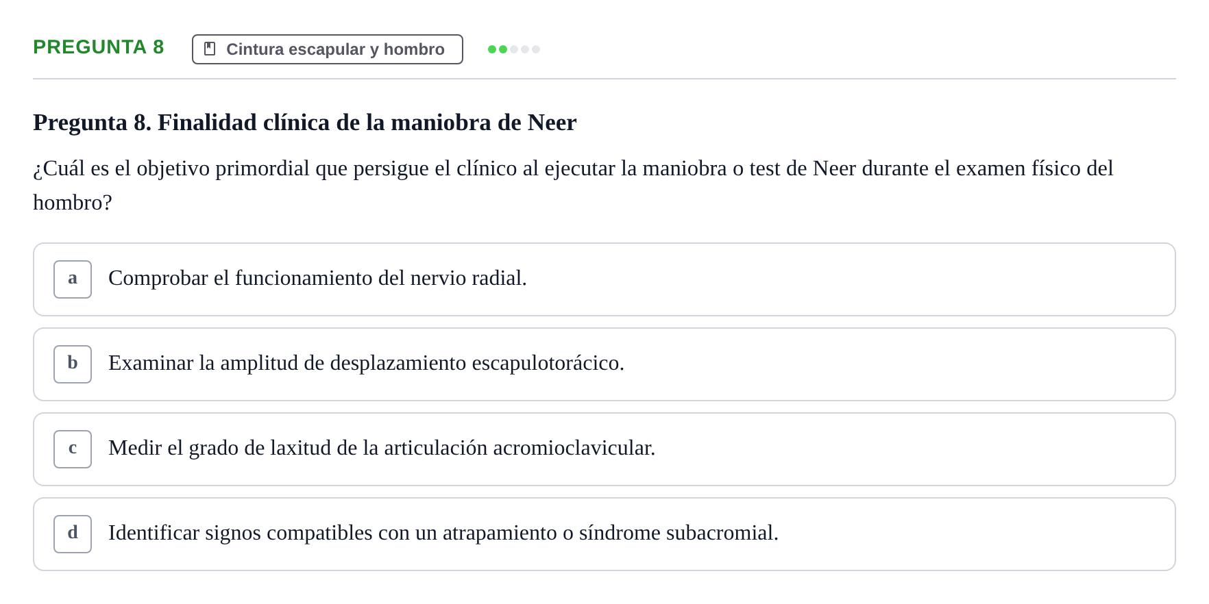Enunciado: Pregunta 8