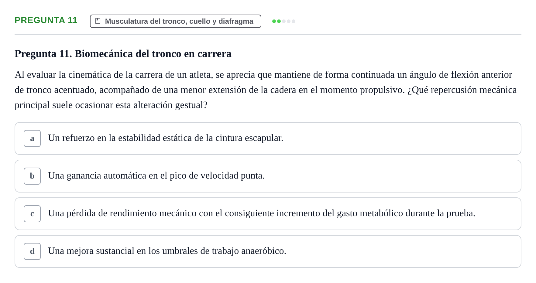 Enunciado: Pregunta 11