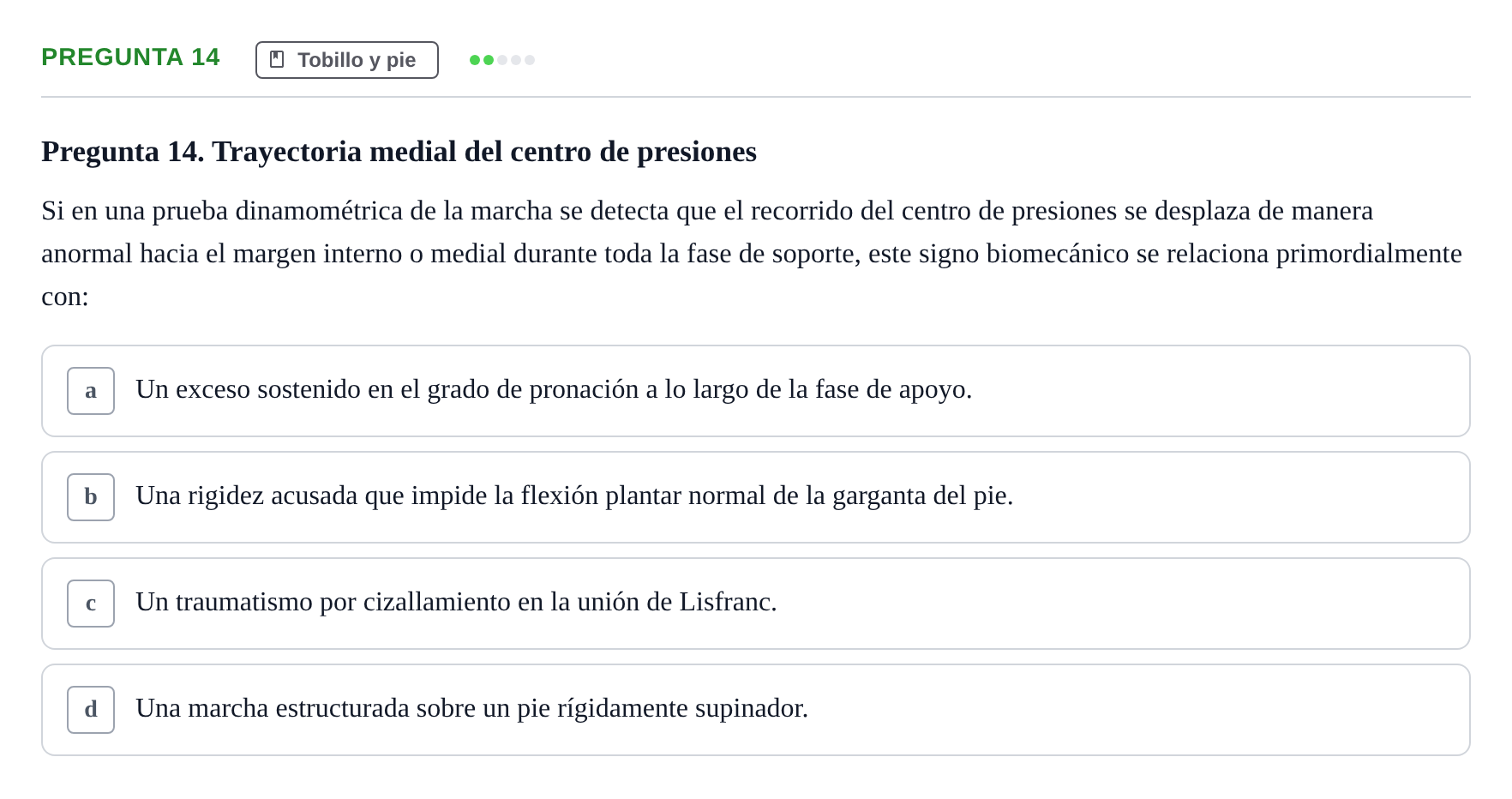 Enunciado: Pregunta 14