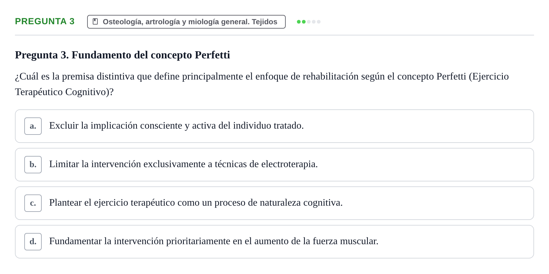 Enunciado: Pregunta 3