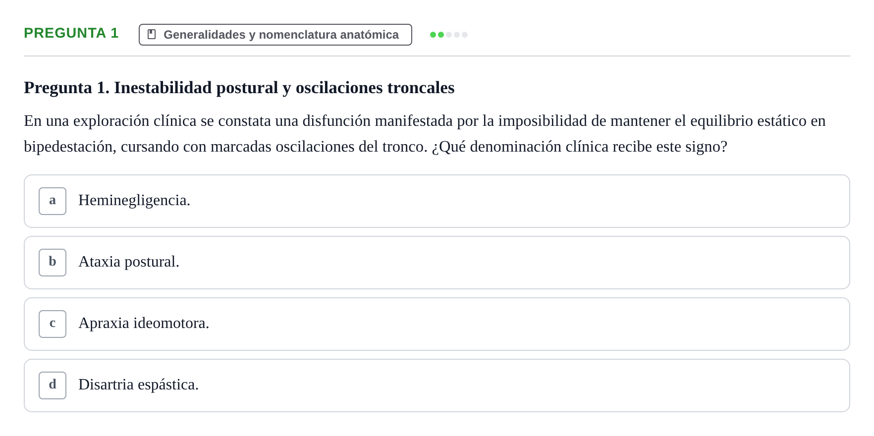 Enunciado: Pregunta 1