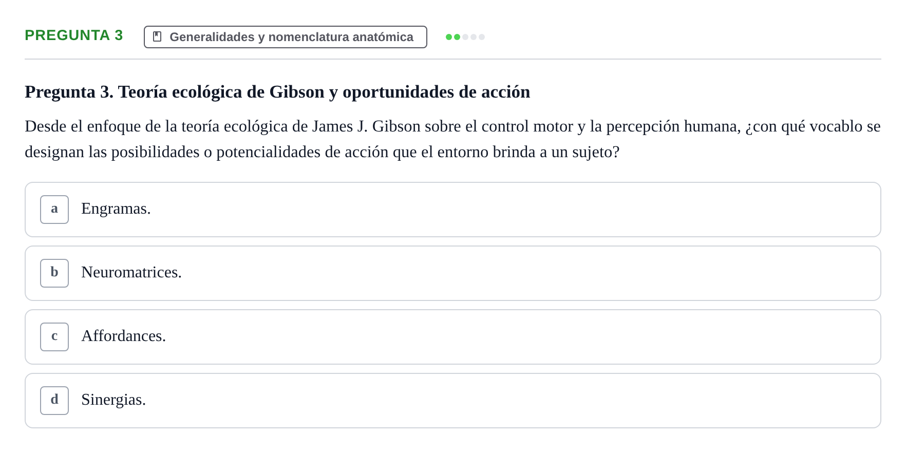 Enunciado: Pregunta 3