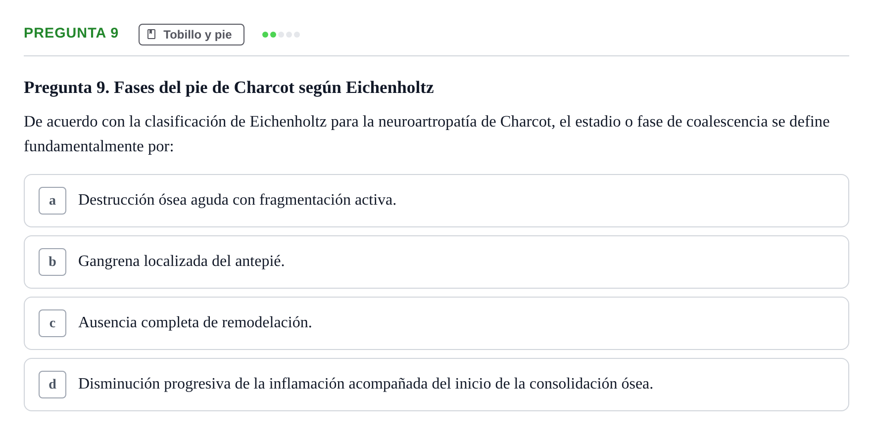 Enunciado: Pregunta 9
