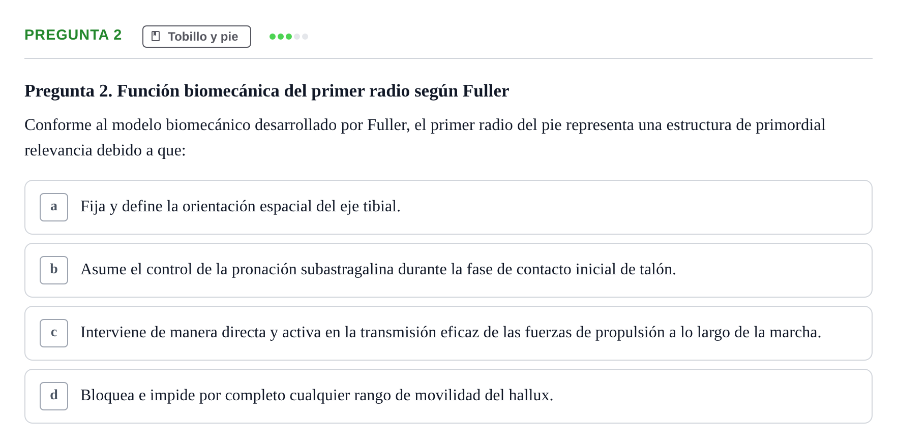 Enunciado: Pregunta 2