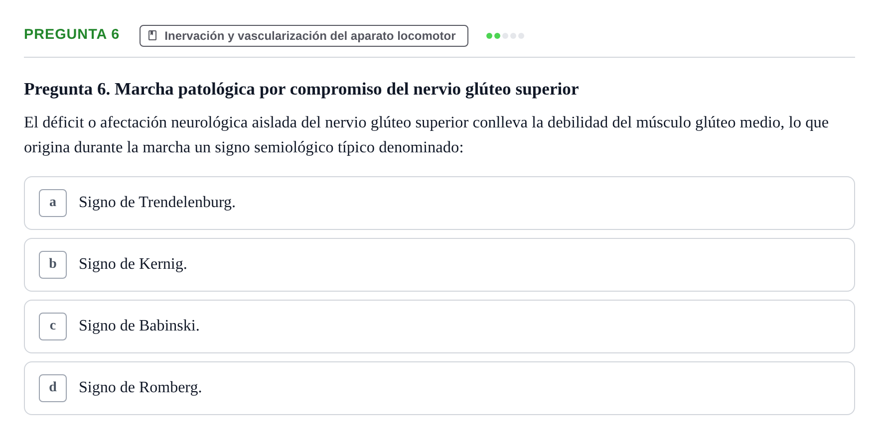 Enunciado: Pregunta 6