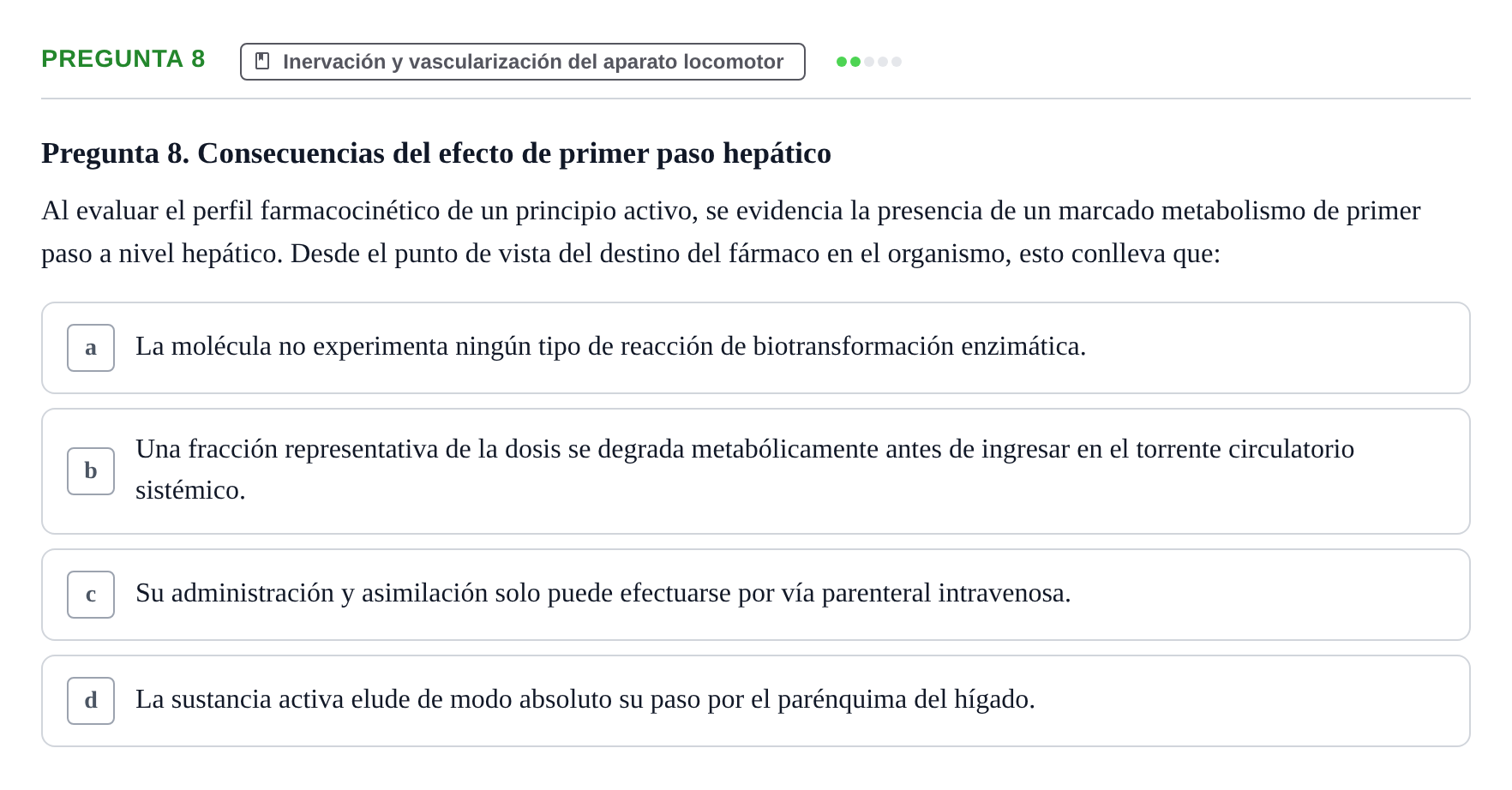 Enunciado: Pregunta 8