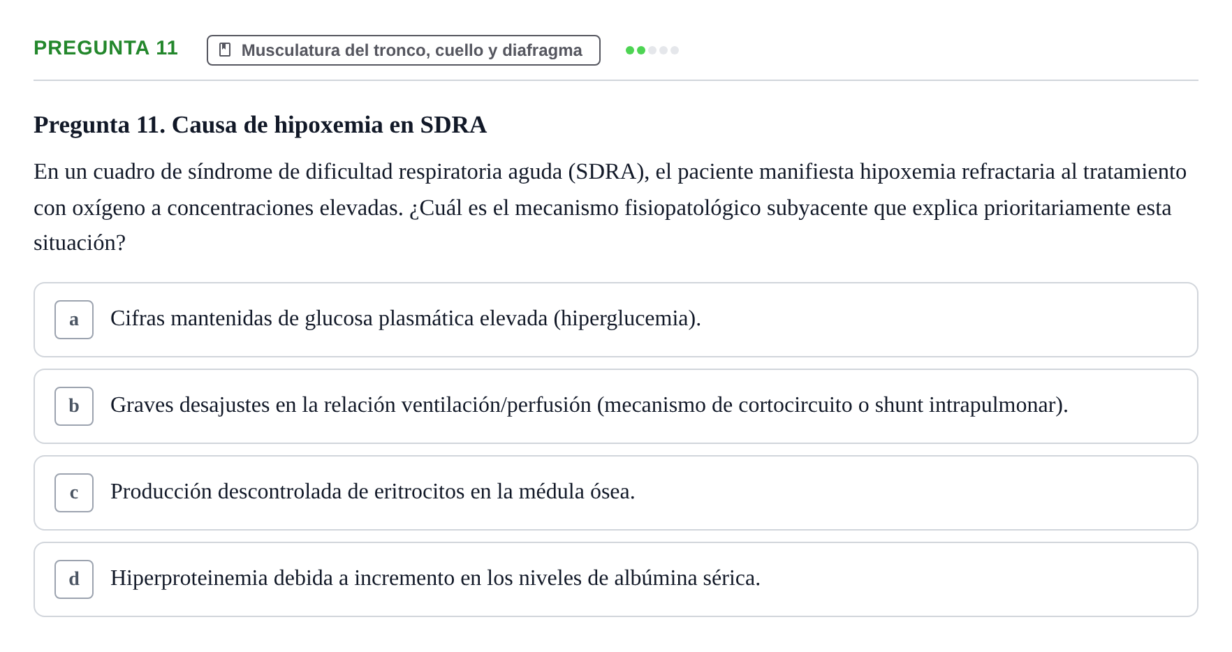 Enunciado: Pregunta 11