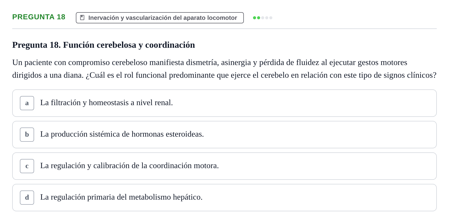 Enunciado: Pregunta 18
