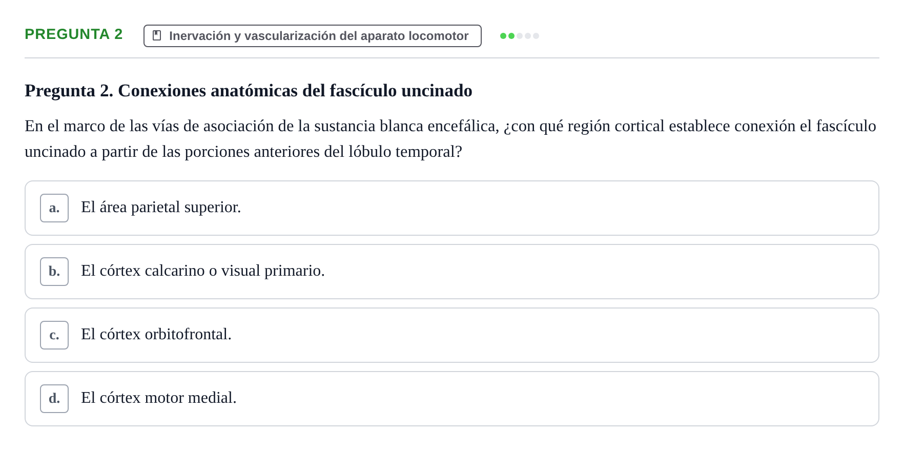 Enunciado: Pregunta 2