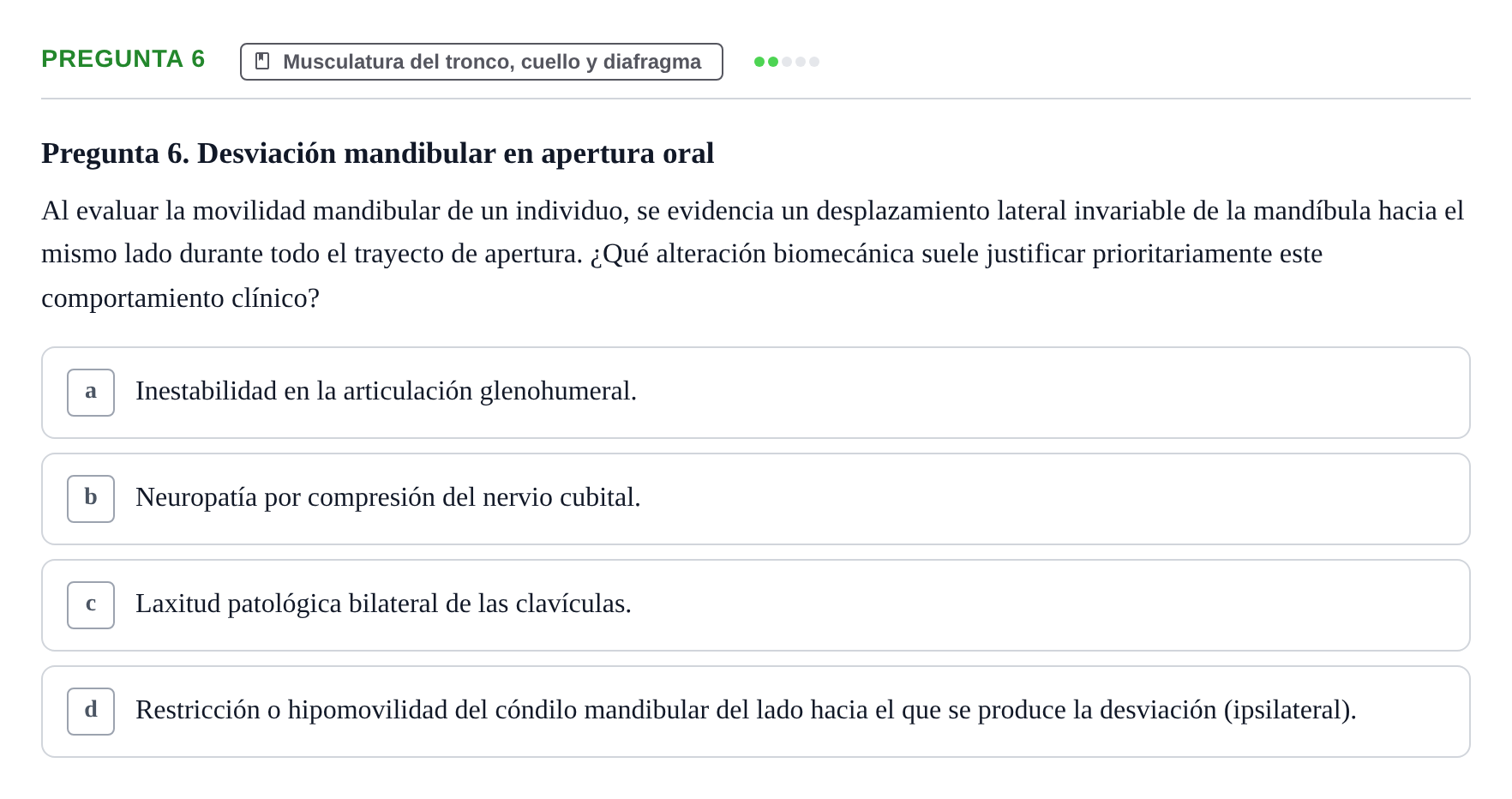 Enunciado: Pregunta 6