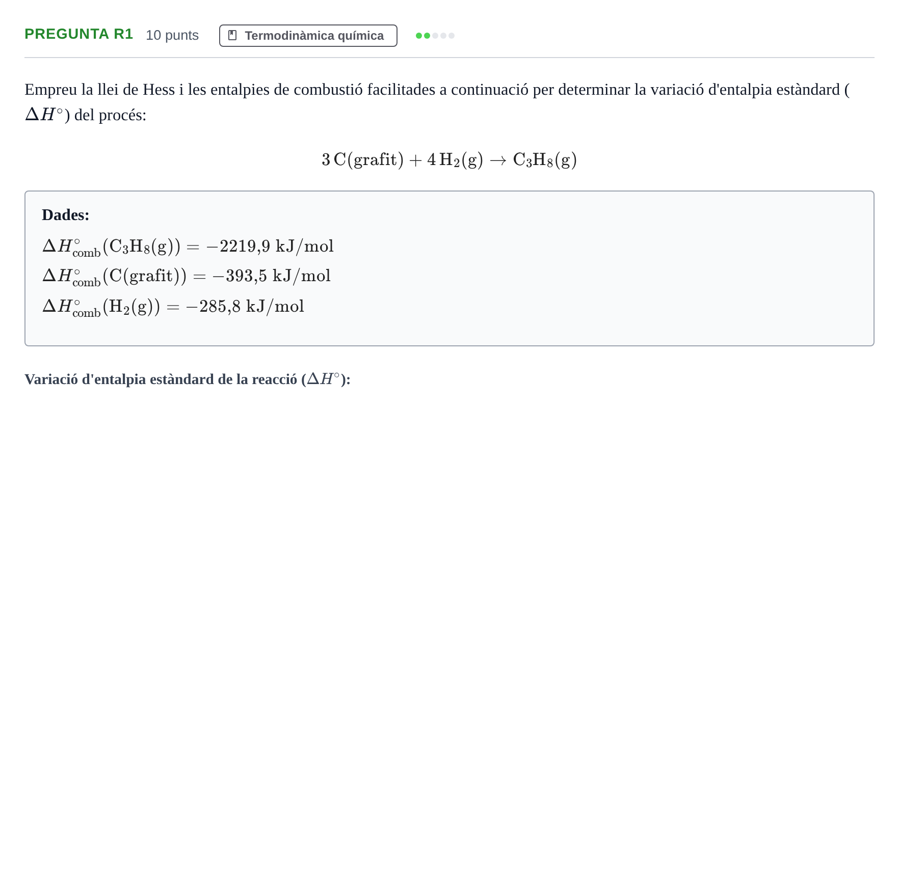 Enunciado: Pregunta R1 · Fundamentos de Química UDG 2016