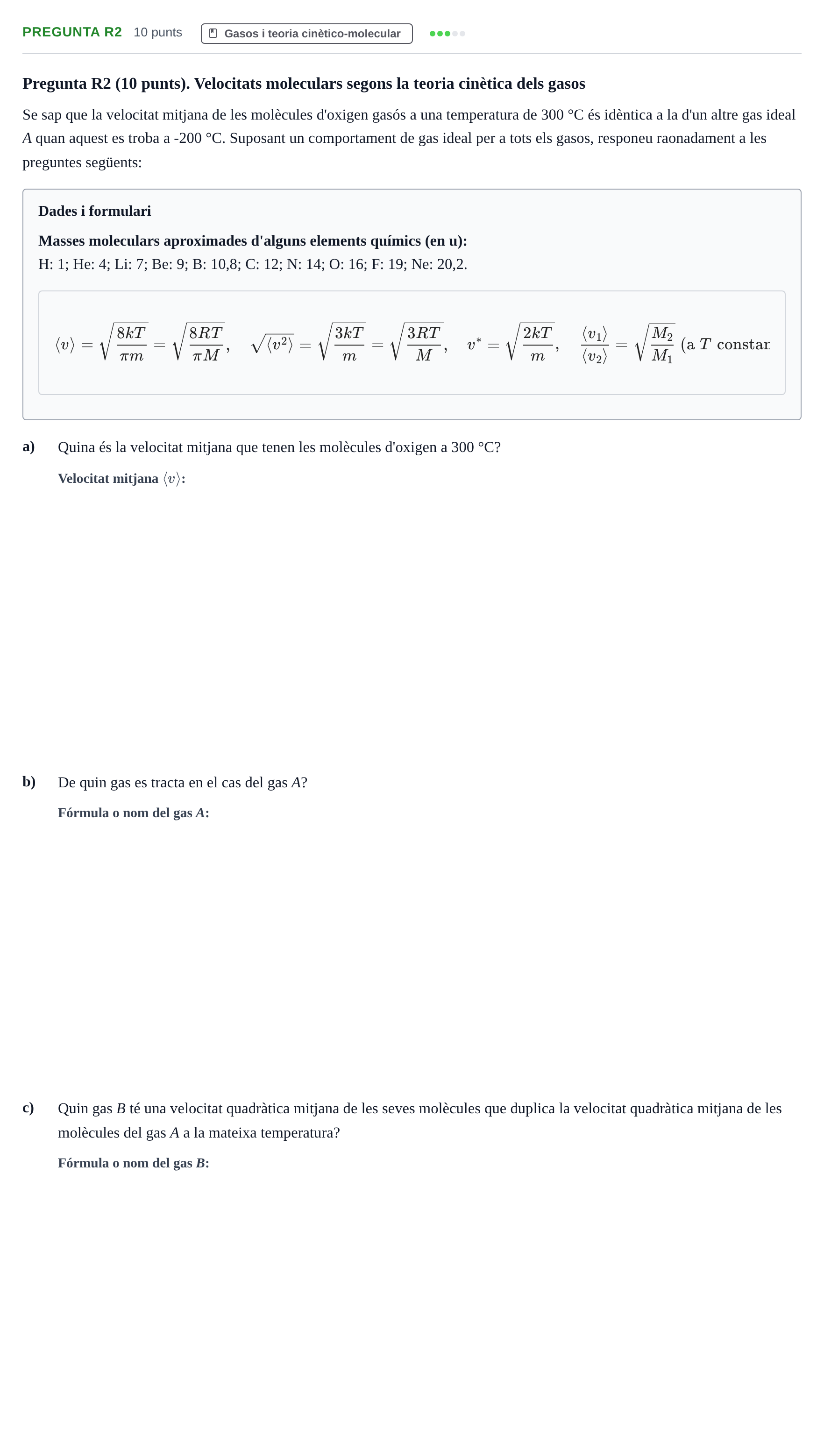 Enunciado: Pregunta R2 · Fundamentos de Química UDG 2016
