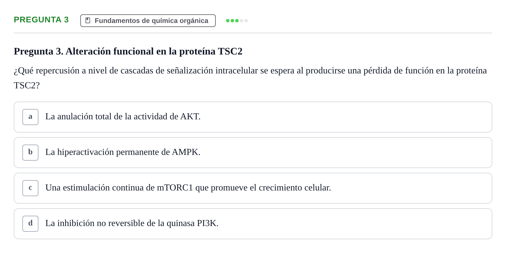 Enunciado: Pregunta 3