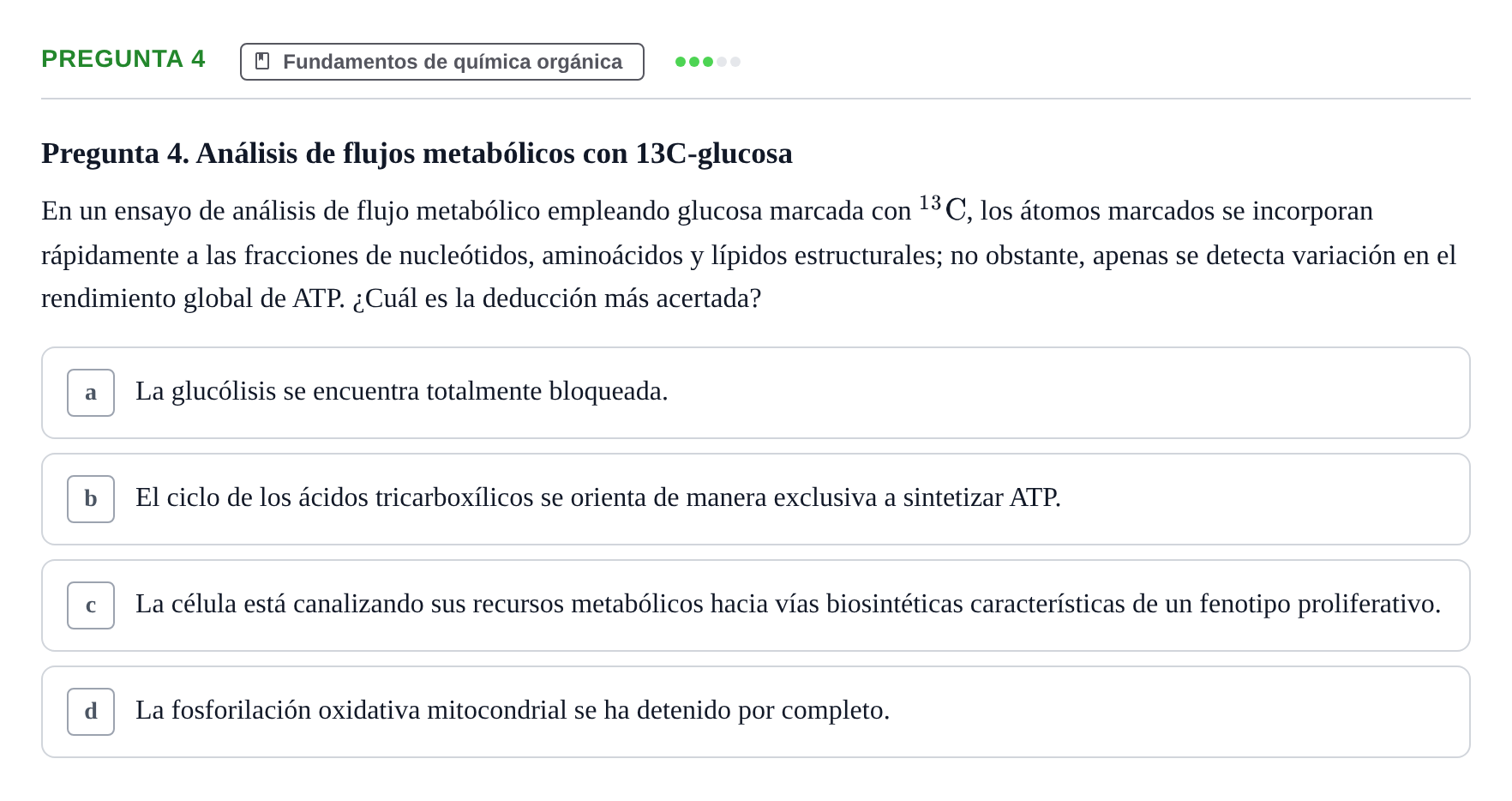 Enunciado: Pregunta 4