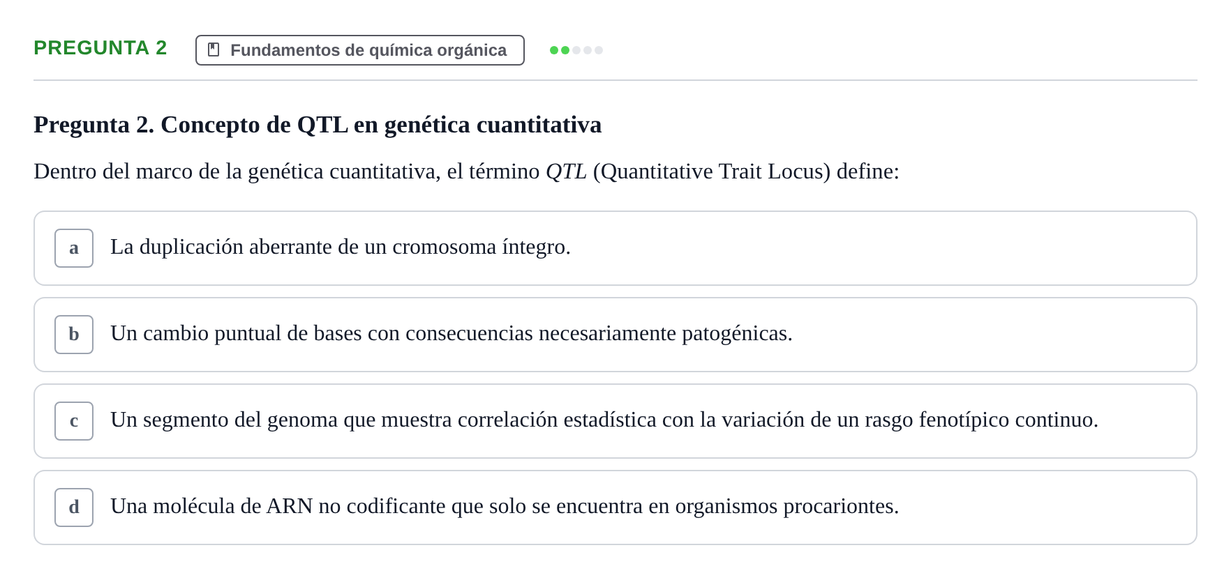 Enunciado: Pregunta 2