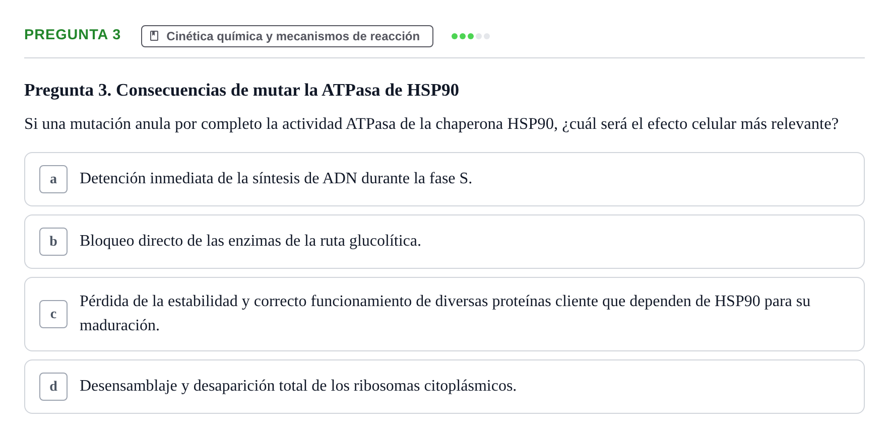 Enunciado: Pregunta 3
