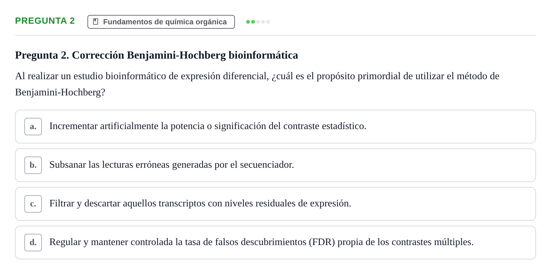 Enunciado: Pregunta 2