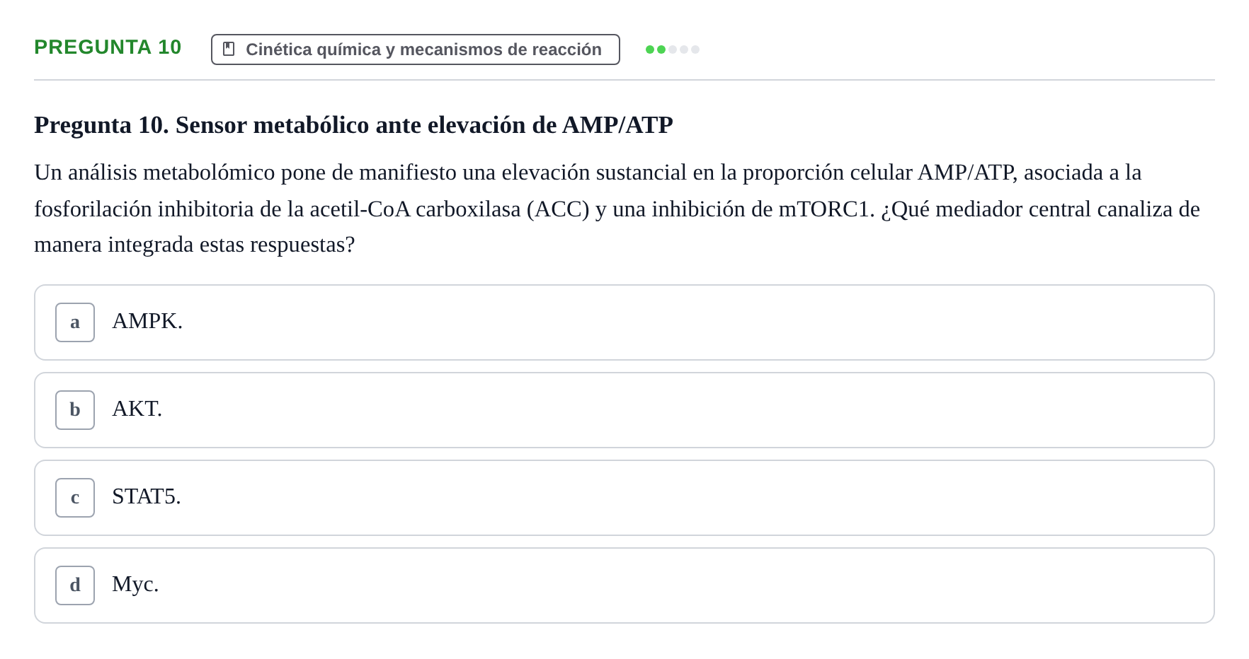 Enunciado: Pregunta 10