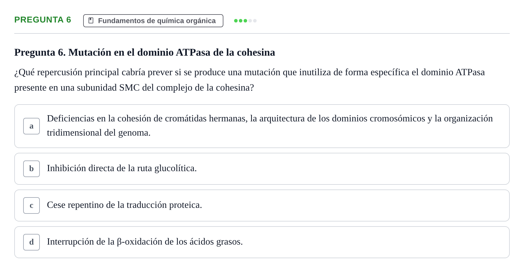 Enunciado: Pregunta 6