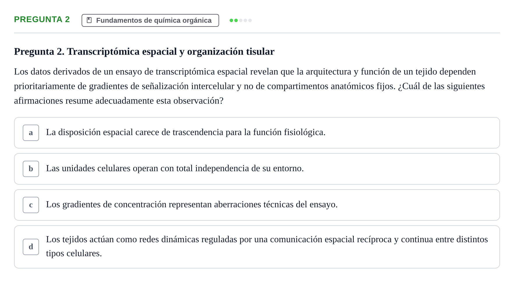 Enunciado: Pregunta 2
