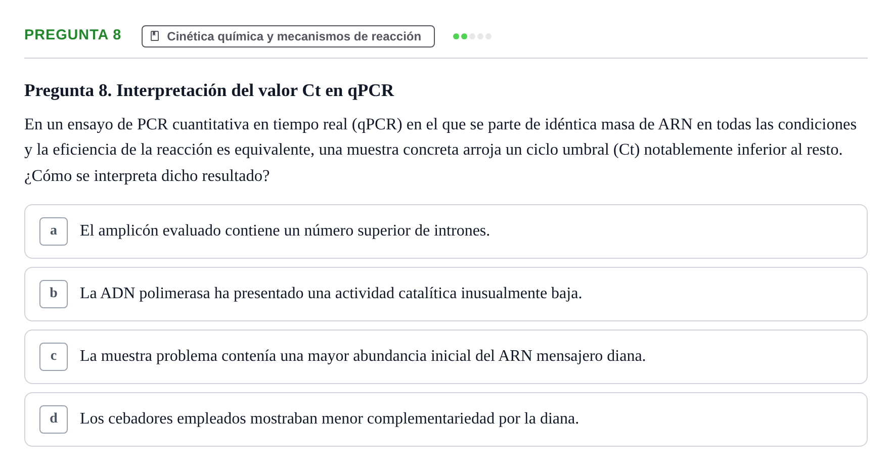 Enunciado: Pregunta 8