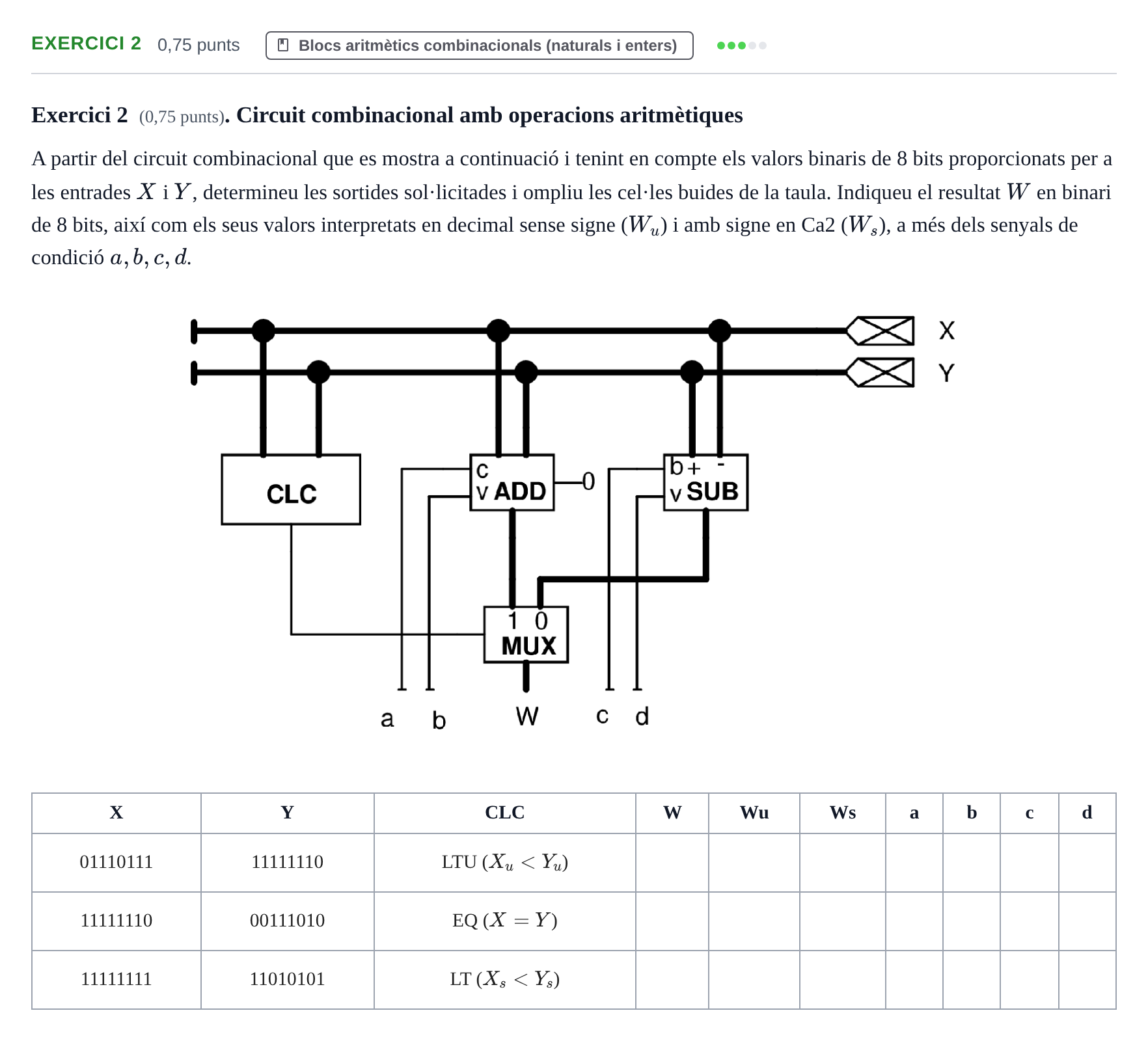 Enunciado: Problema 2 · Introducció als Computadors UPC 2012