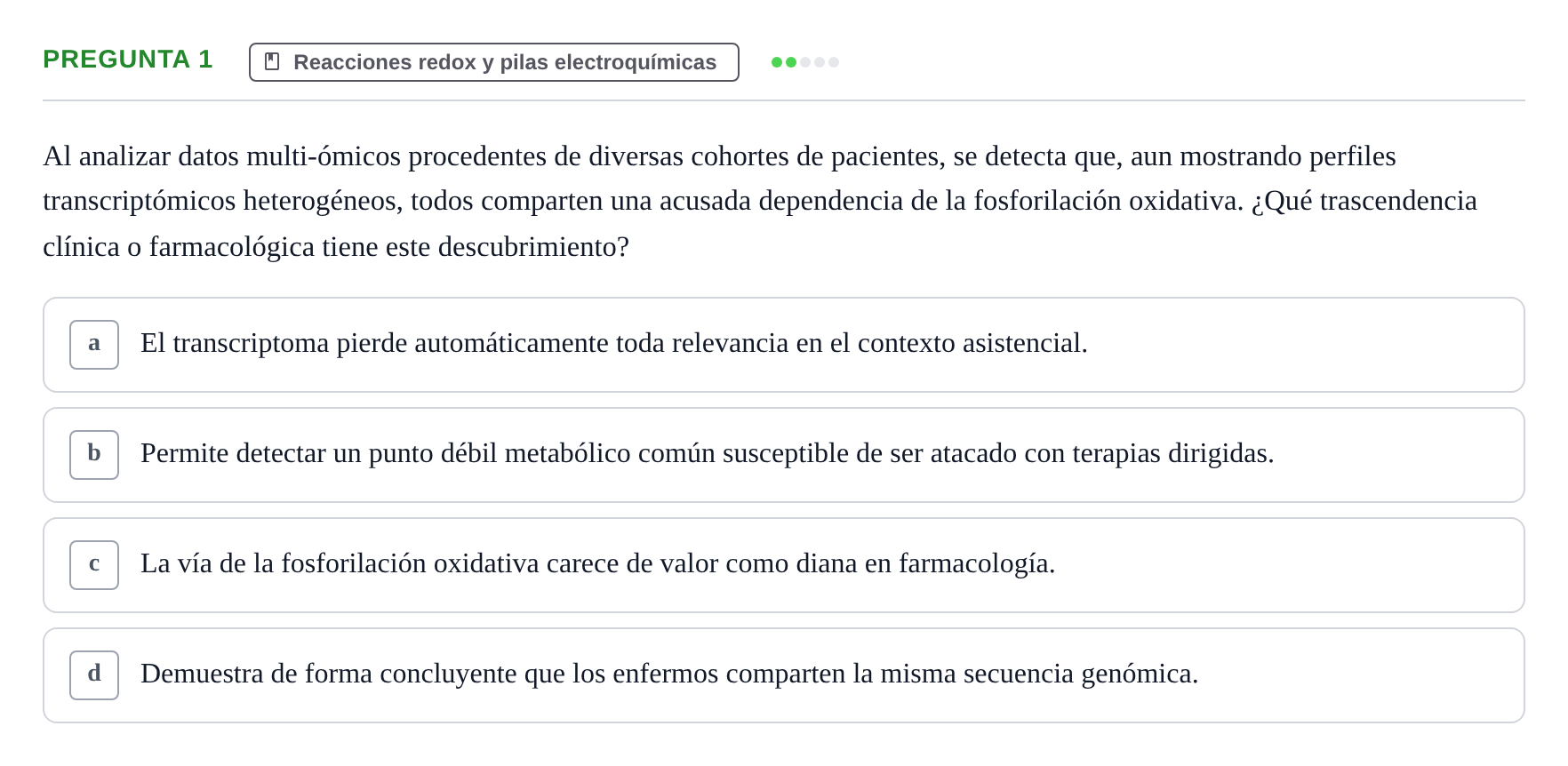 Enunciado: Pregunta 1