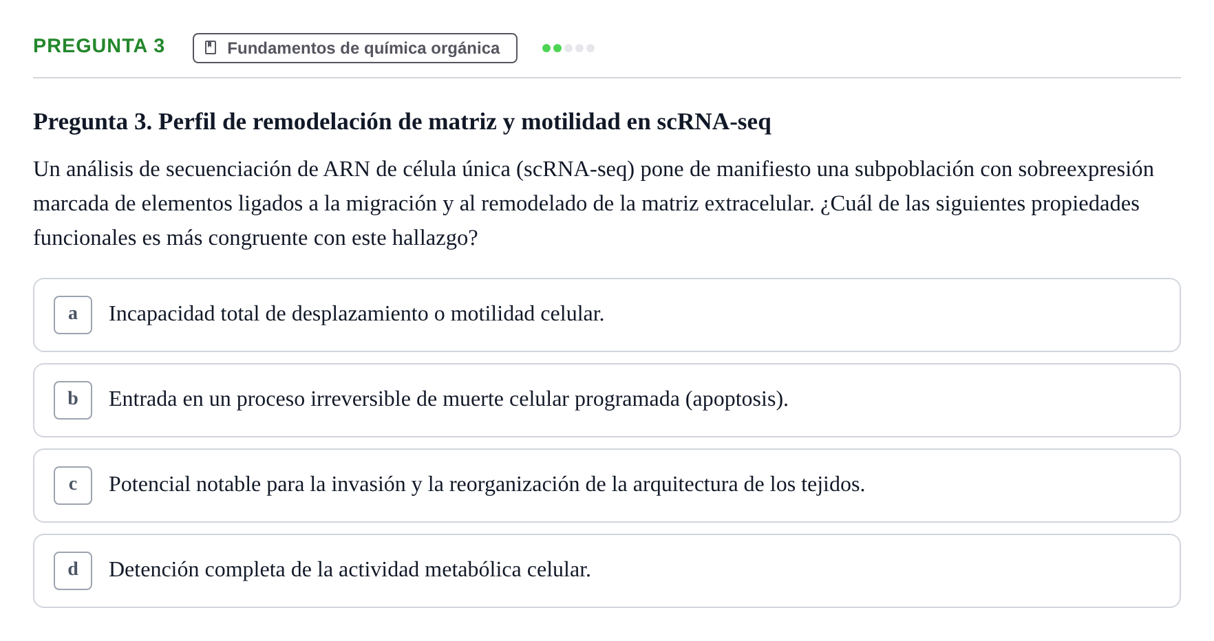 Enunciado: Pregunta 3