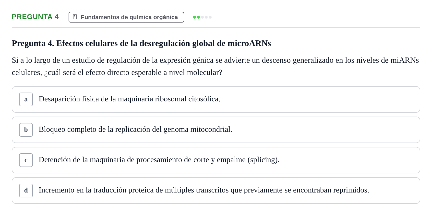 Enunciado: Pregunta 4
