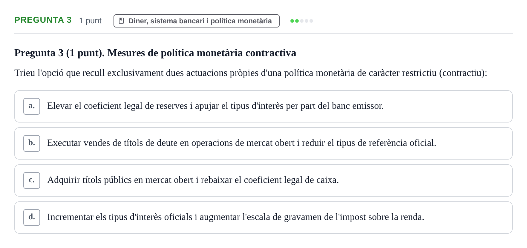 Enunciado: Pregunta 3 · Introducción a la Economía UDG 2019