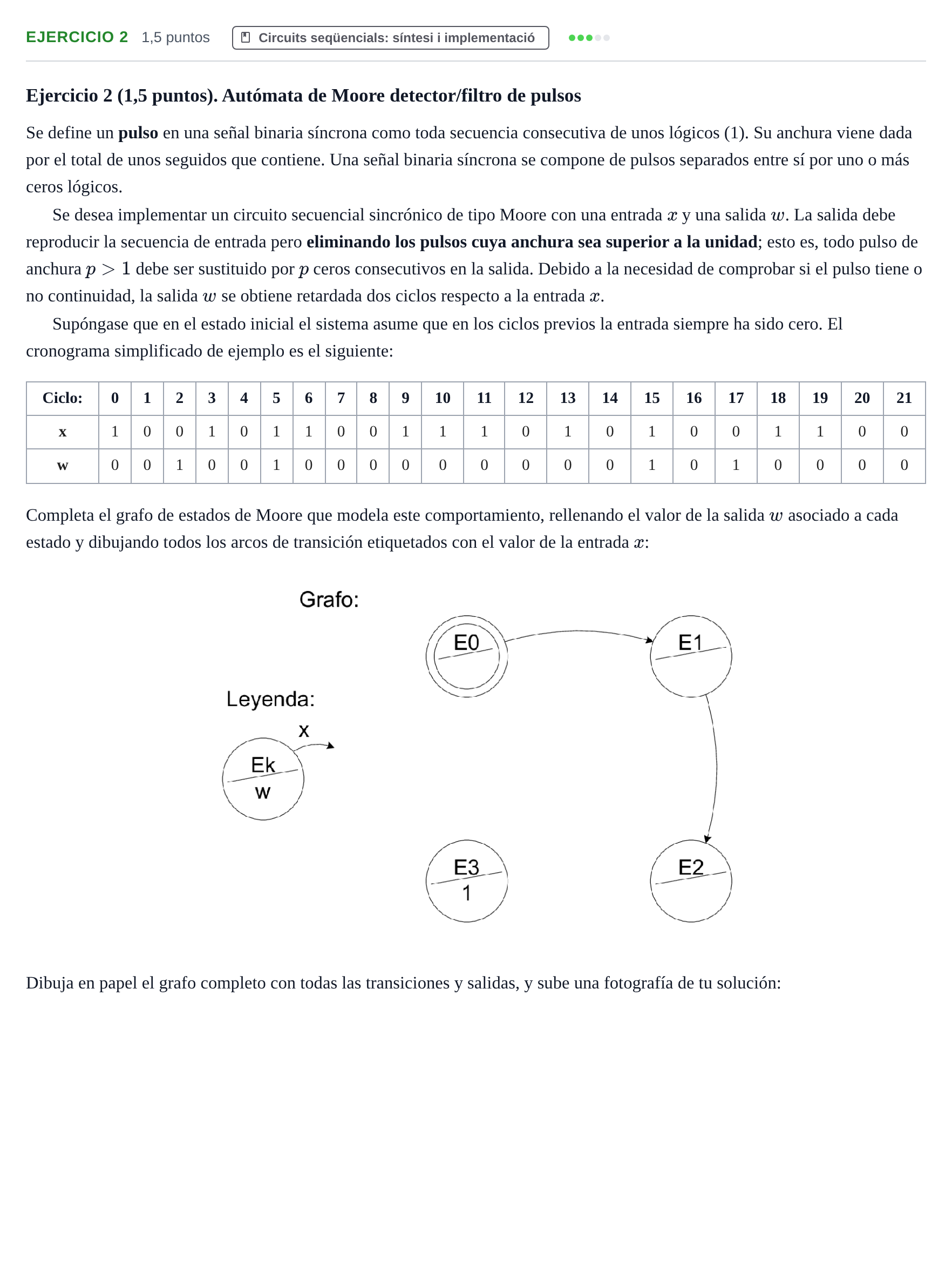 Enunciado: Ejercicio 2 · Introducció als Computadors UPC 2014