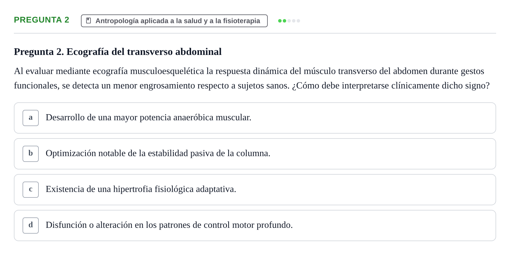 Enunciado: Pregunta 2
