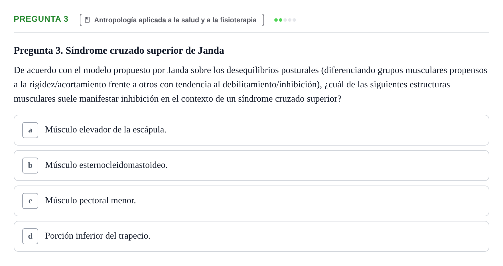 Enunciado: Pregunta 3