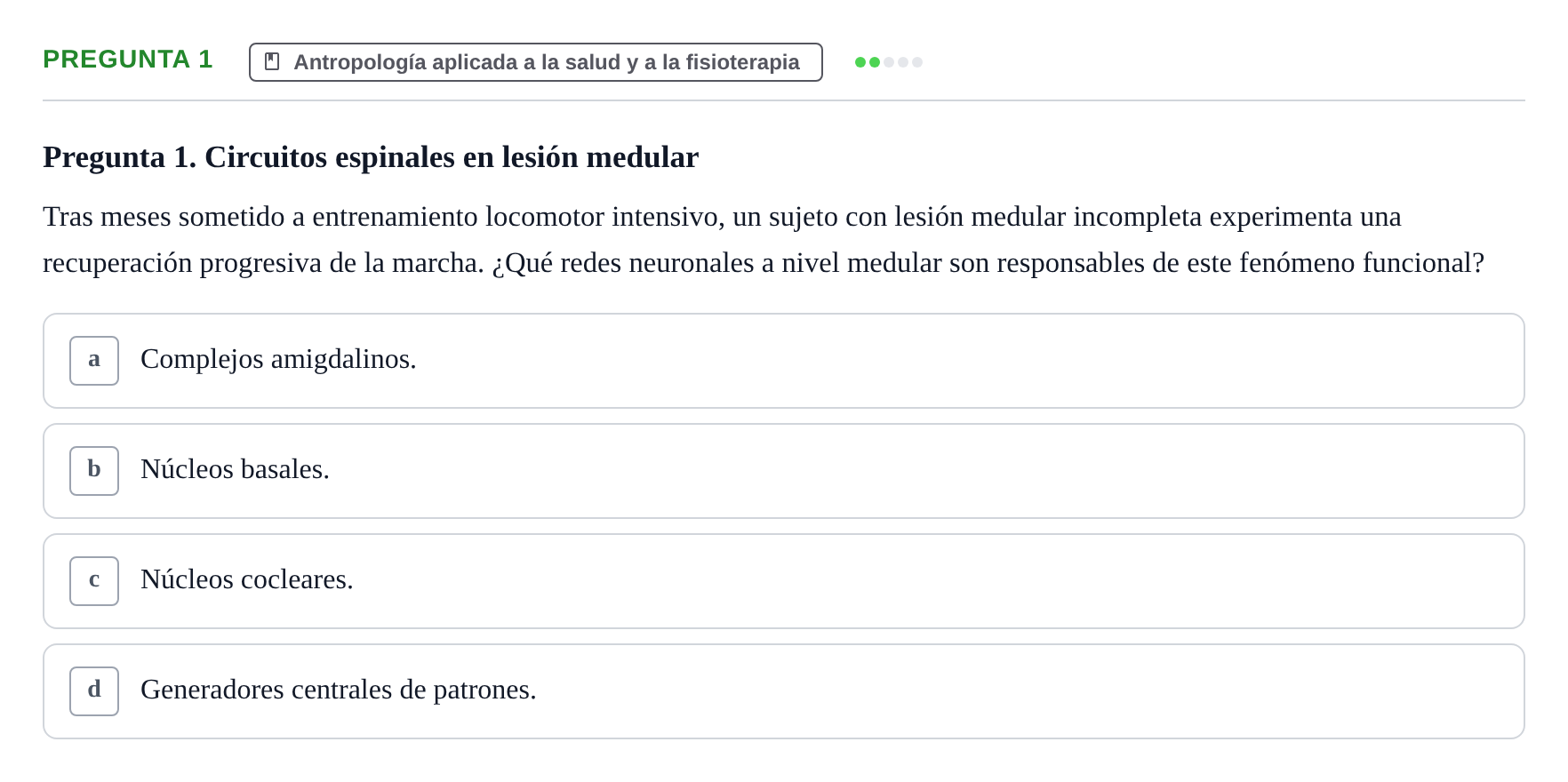 Enunciado: Pregunta 1