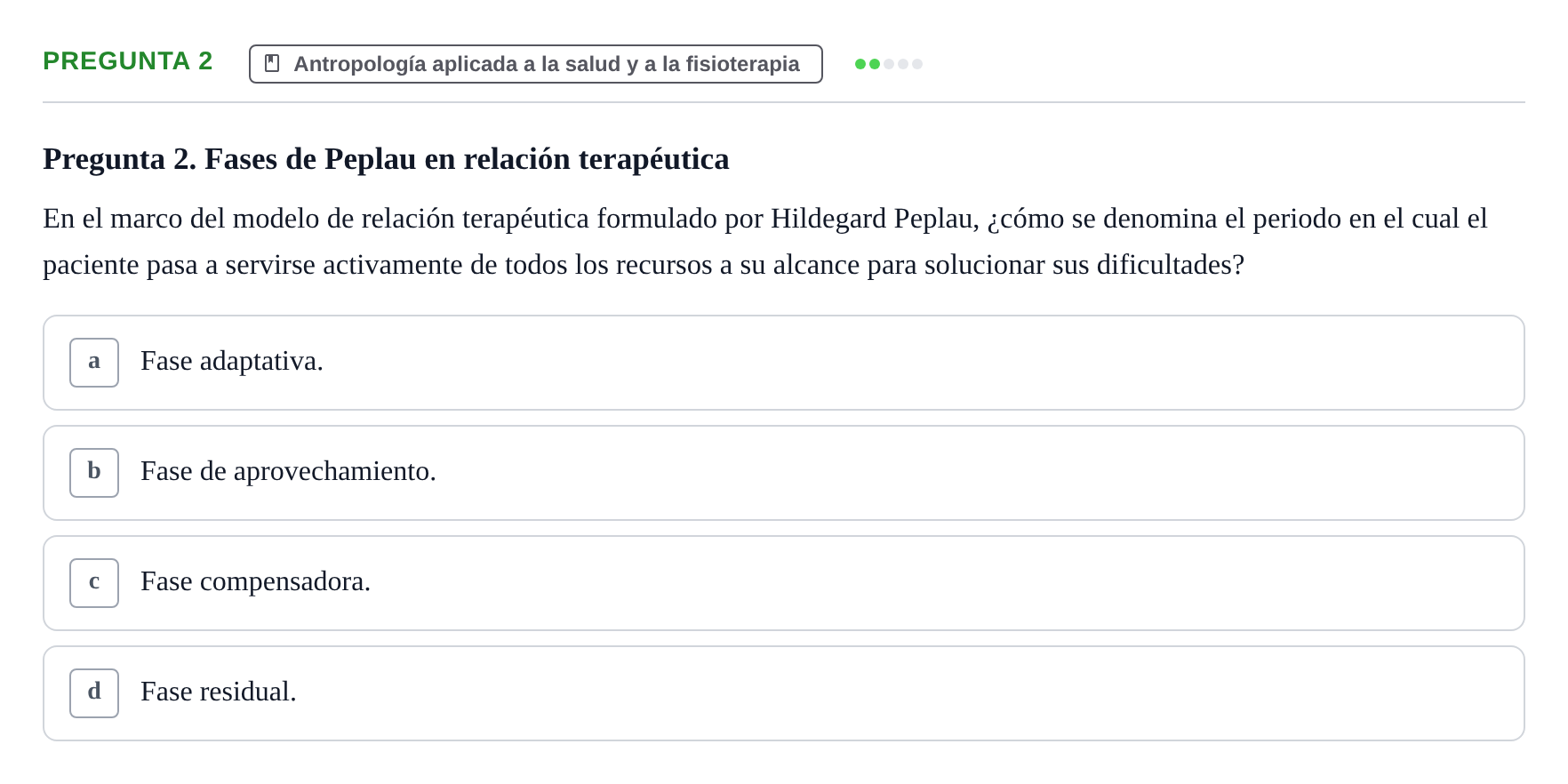 Enunciado: Pregunta 2