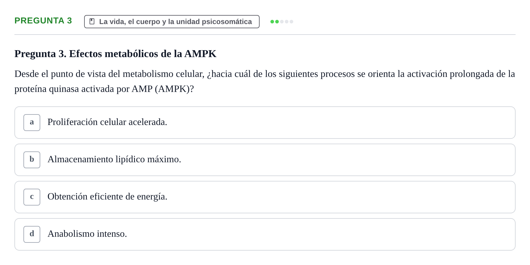 Enunciado: Pregunta 3