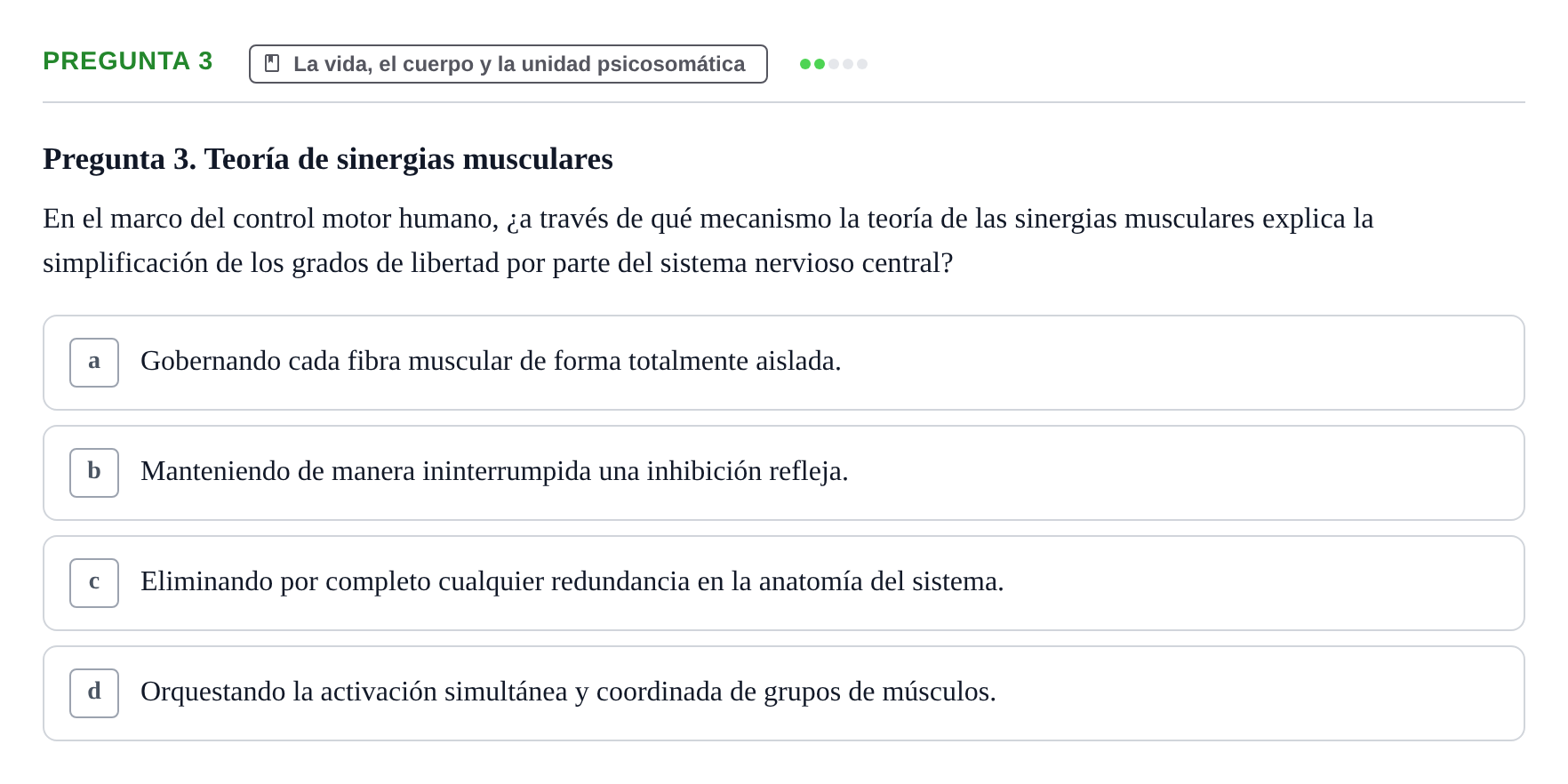 Enunciado: Pregunta 3