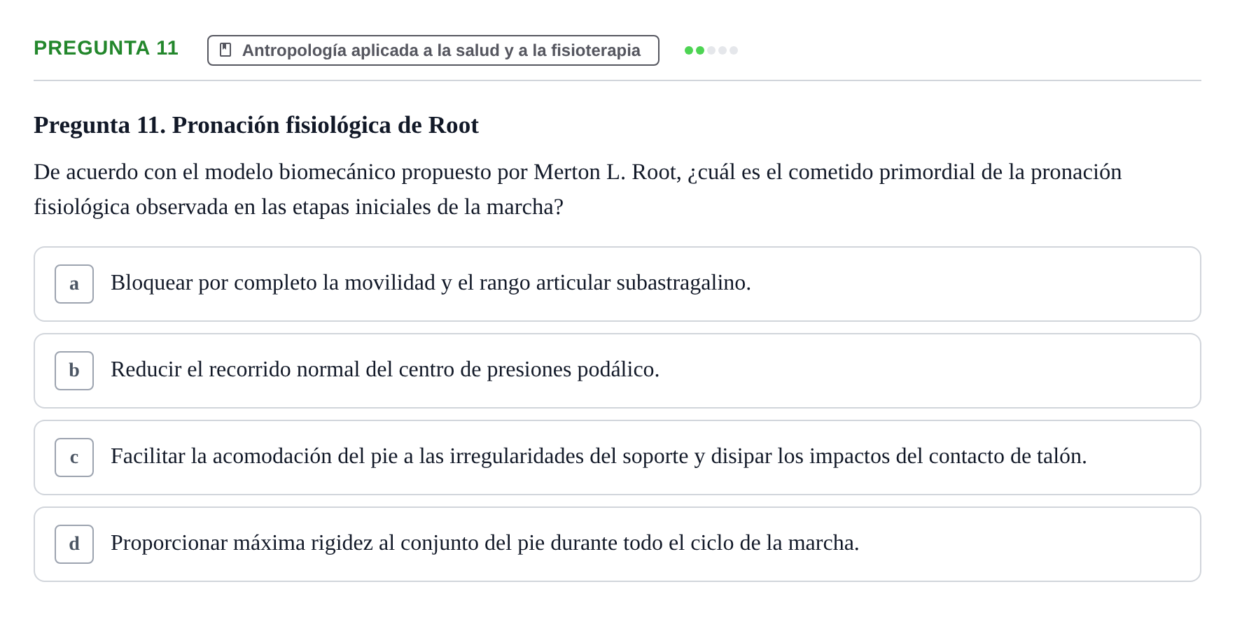 Enunciado: Pregunta 11