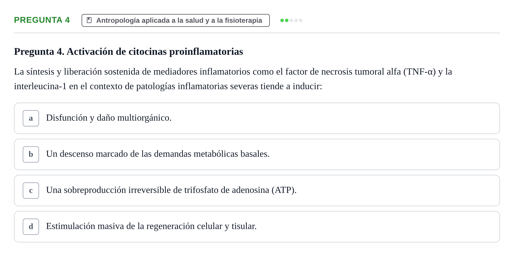 Enunciado: Pregunta 4