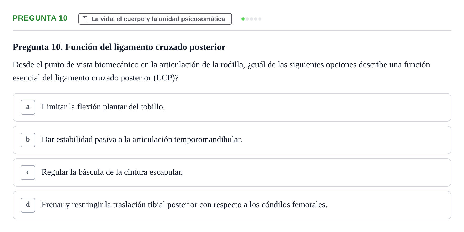 Enunciado: Pregunta 10