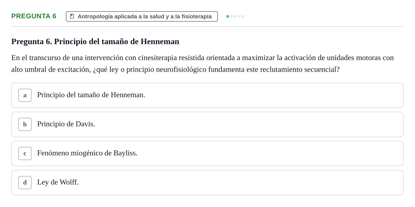 Enunciado: Pregunta 6