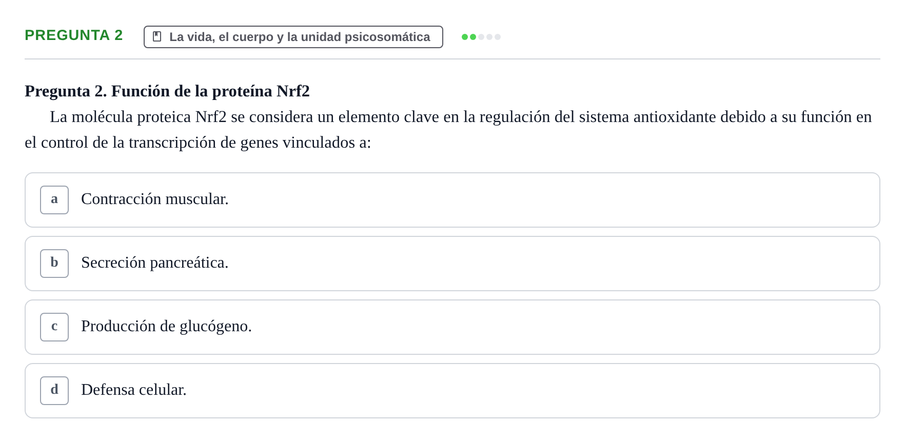Enunciado: Pregunta 2