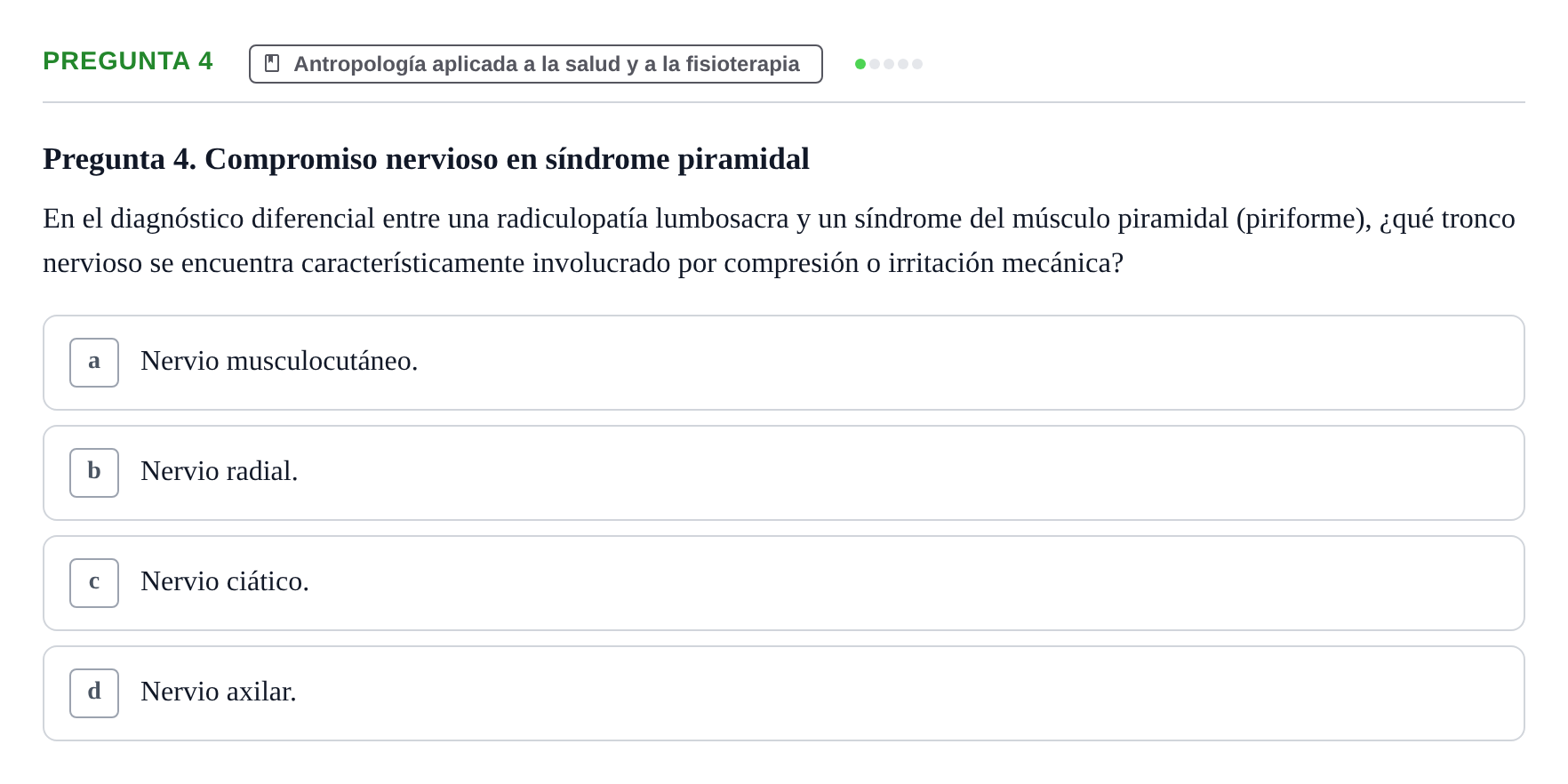 Enunciado: Pregunta 4