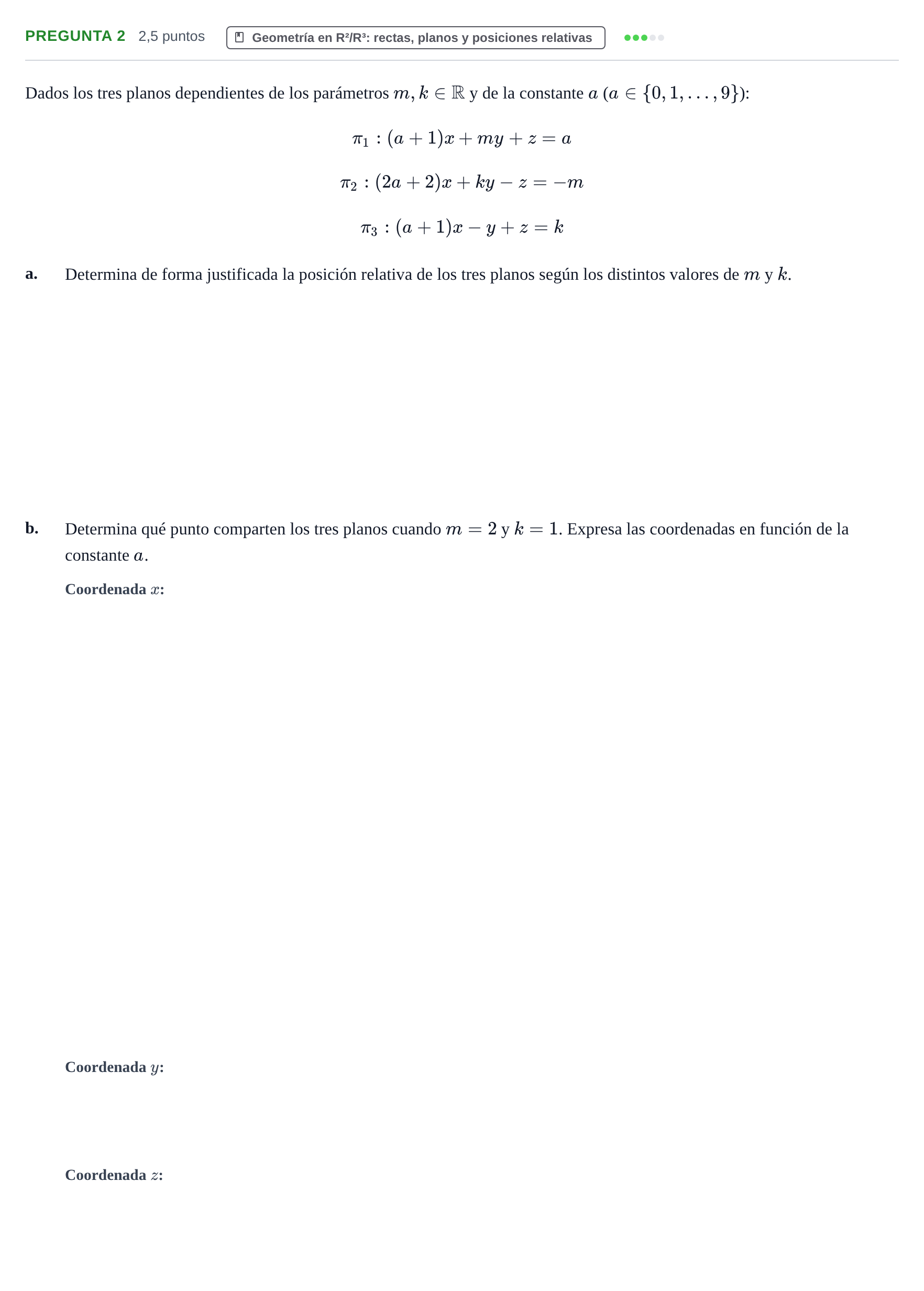 Enunciado: Pregunta 2 · Álgebra UOC 2023